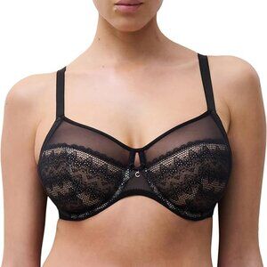 Chantelle Revele Moi Bra - Black 34DD NWT